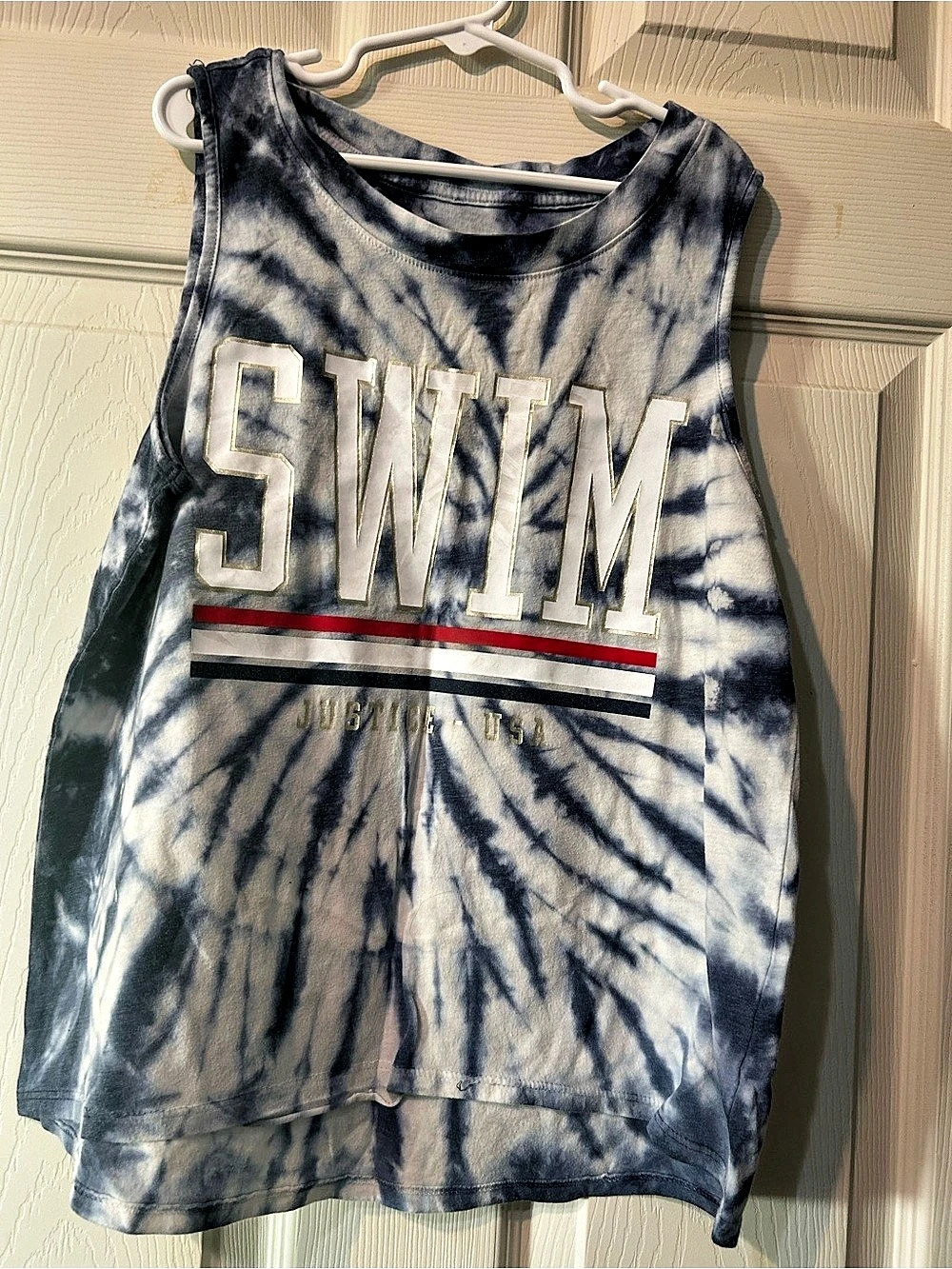 Justice Tie-Dye Swim Tank Top